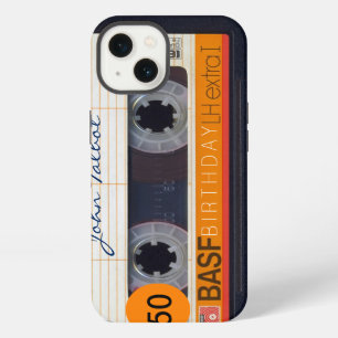 Retro Audio tape Name 50th Birthday Iphone Case 1