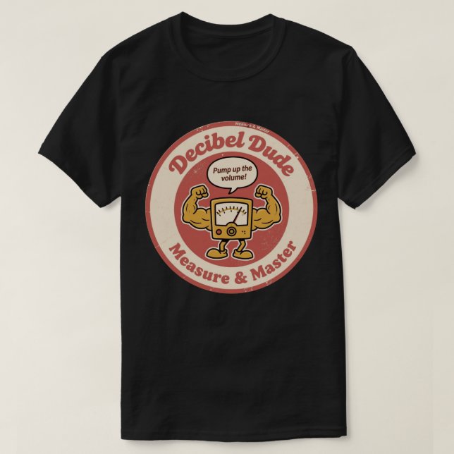 Retro Audiology Strength Art T-Shirt (Design Front)