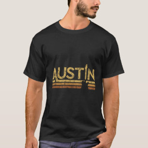 Retro Austin Texas Music T-Shirt