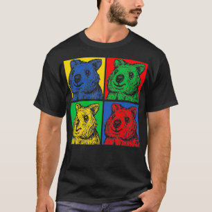 Retro Australia Animal Gift Idea Art Quokka T-Shirt