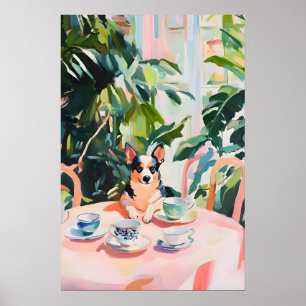 Retro Australian Cattle Dog Poster, Australian Poster