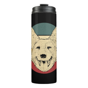 Retro Australian Cattle Dog Thermal Tumbler