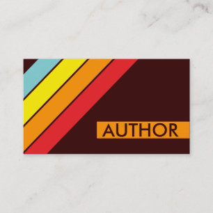 retro AUTHOR Business Card