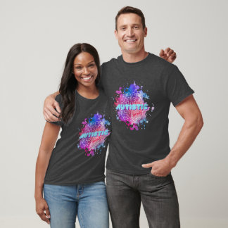 Retro Autistic Paint Splatter Brain Shirt