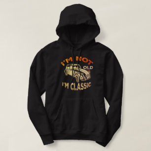 Retro Auto Gift, Funny Classic Car Lover Hoodie