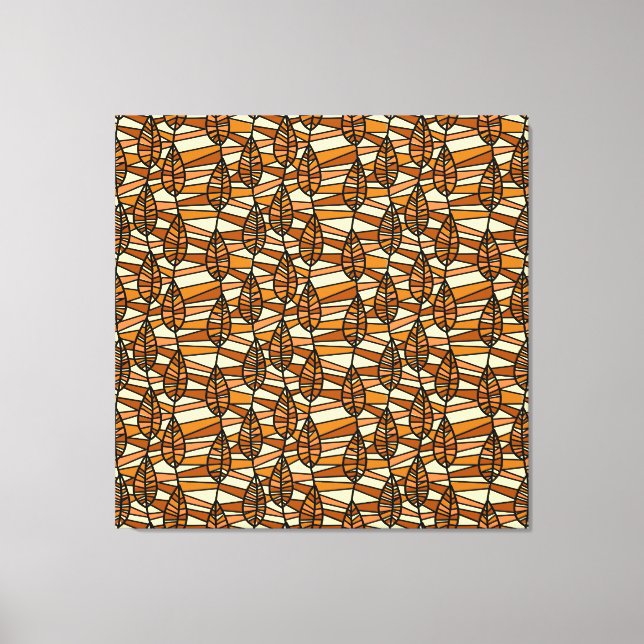 Retro Autumn Canvas Print (Front)
