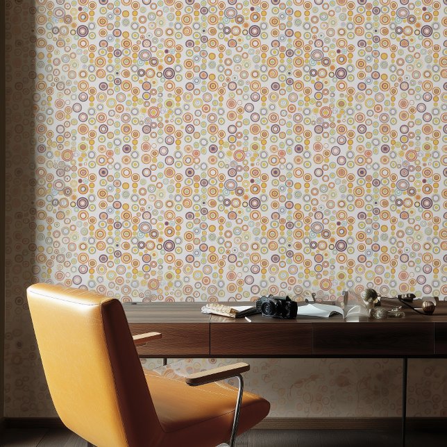 Retro Autumn Circles Wallpaper (Creator Uploaded)