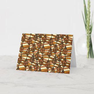Retro Autumn Greeting Card (Blank)