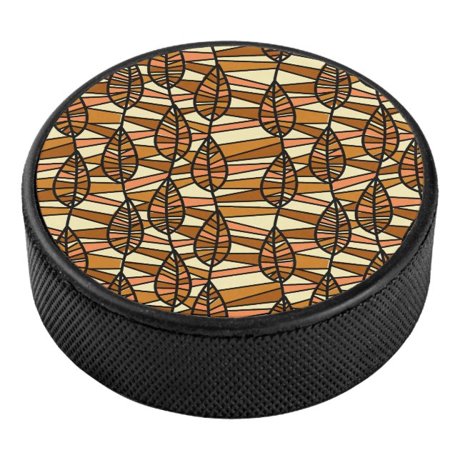 Retro Autumn Hockey Puck (3/4)