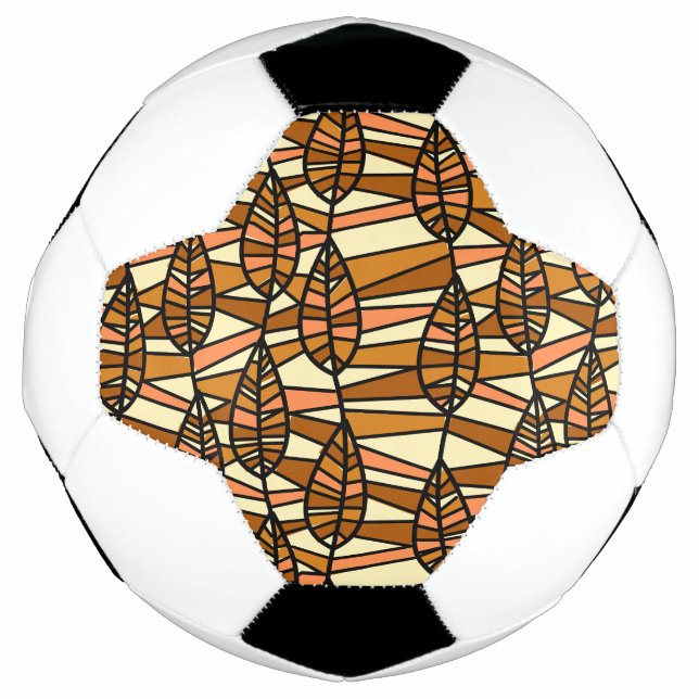 Retro Autumn Soccer Ball (Front)