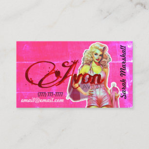 Retro Avon Representative Business Card
