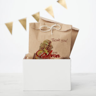 Retro Avon Thank You  Favour Bag