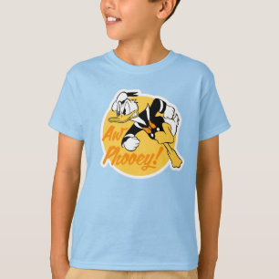Retro "Aw Phooey" Donald Duck Badge T-Shirt