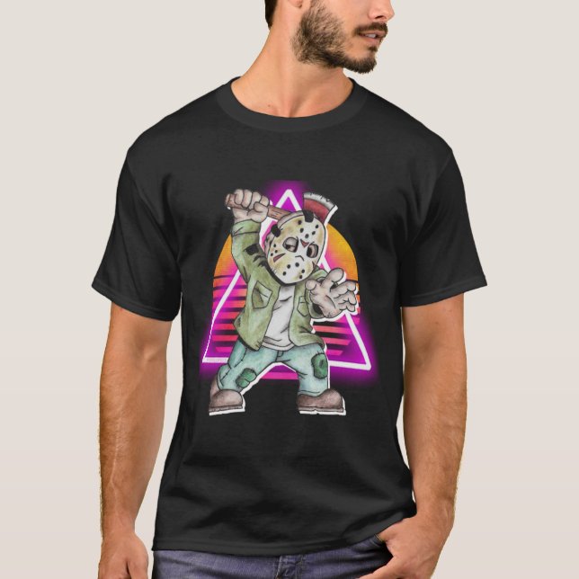 Retro Axe Murderer T-Shirt (Front)
