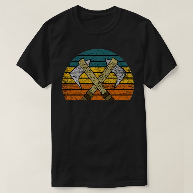 retro Axe throwing champion T-Shirt (Design Front)