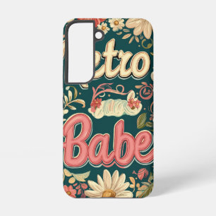 Retro Babe Floral (Yellow) Phone Case