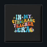 Retro Back To School In My 6th Grade Teacher Era M Magnet<br><div class="desc">Retro Back To School In My 6th Grade Teacher Era Men Women</div>
