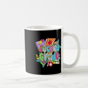 Retro Back To School Second Grade Teacher Student Coffee Mug