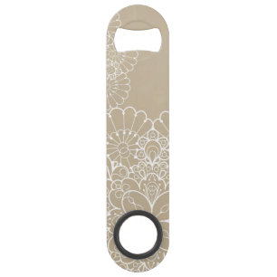 Retro background with lace ornament bar key