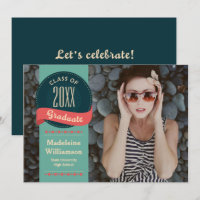 Retro Badge with Arrows Photo Graduation