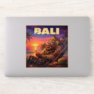 Retro Bali Paradise Travel Art Print