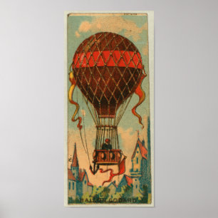 Retro Ballon Godard Poster