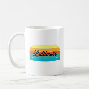 Retro Baltimore  Coffee Mug