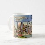 Retro Baltimore Maryland Greeting Mug<br><div class="desc">Stunning retro postcard greeting from Baltimore,  Maryland repurposed!</div>