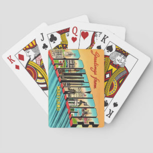 Retro Baltimore MD Greeting Playing Cards