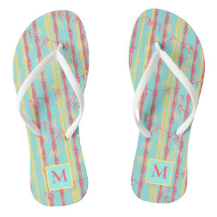 Retro Bamboo Flip Flops