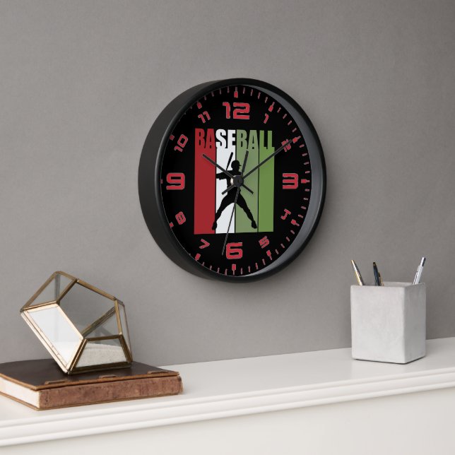 Retro Baseball Clock (Office)