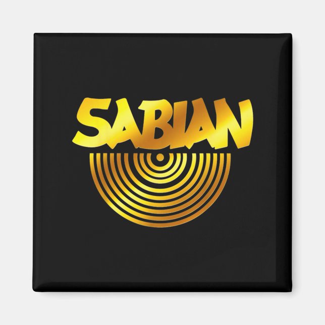 Retro Basic Yellow Sabian Quote Funny Vintage  Magnet (Front)