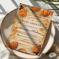 Retro Basketball Baby Shower