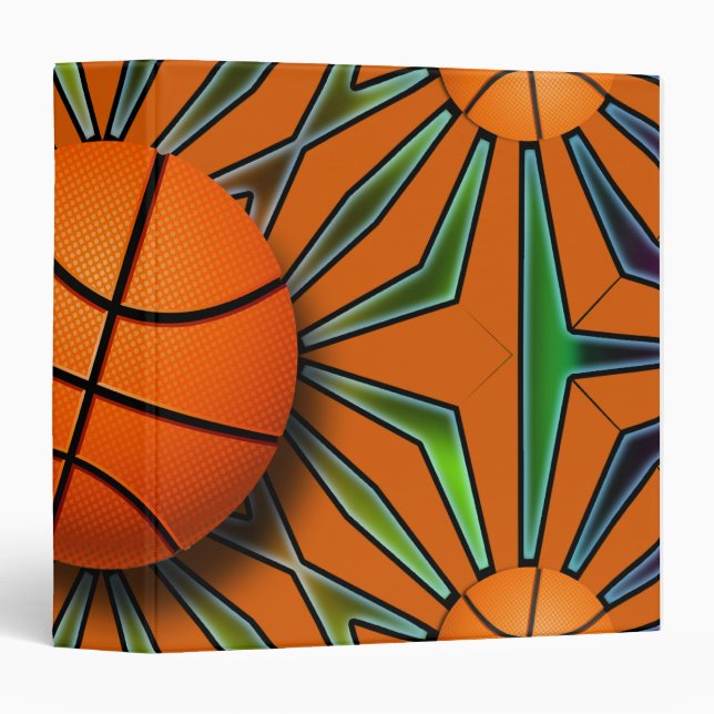 RETRO BASKETBALL BINDER (Front/Spine)