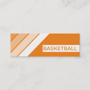 retro BASKETBALL Mini Business Card
