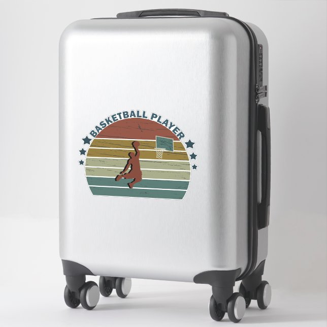 Retro basketball player slam dunk (Suitcase)
