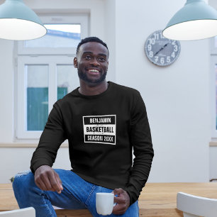 retro Basketball Season 20XX black T-Shirt