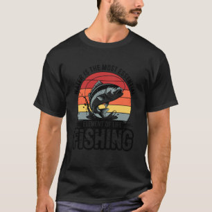 Retro Bass Fishing Fisherman - Cool Cast Catch Ang T-Shirt