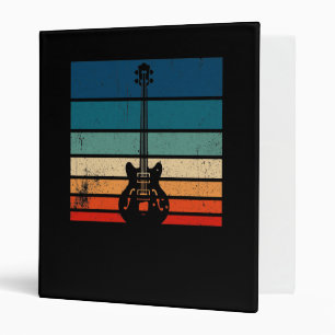 Retro Bass Guitar Vintage Bass Guitar Binder