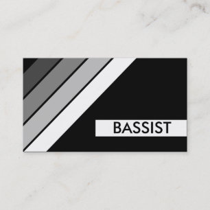 retro BASSIST Business Card