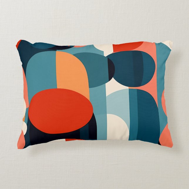 Retro Bauhaus Arch Pillow (Front)