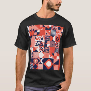 Retro Bauhaus design, colorful geometric. T-Shirt