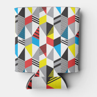 Retro Bauhaus Style: Seamless Abstract Can Cooler