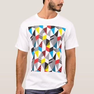 Retro Bauhaus Style: Seamless Abstract T-Shirt