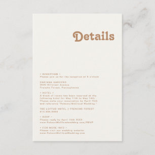 Retro Beach   Ivory Details Enclosure Card