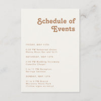 Retro Beach | Ivory Schedule of Events