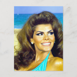 Retro Beach Model fantasy art Postcard