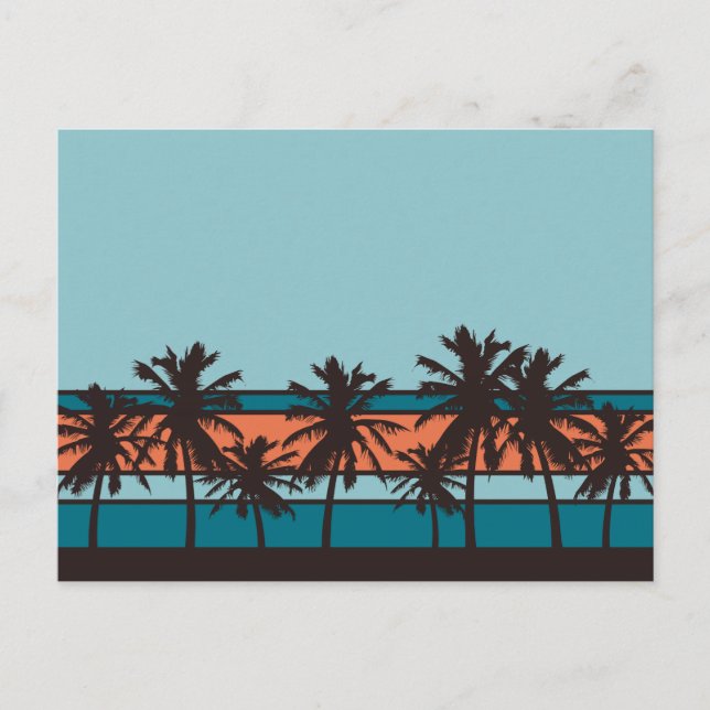 Retro Beach Postcard (Front)