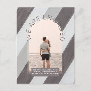 RETRO Beach Vibe Wedding Stationery PHOTO Postcard
