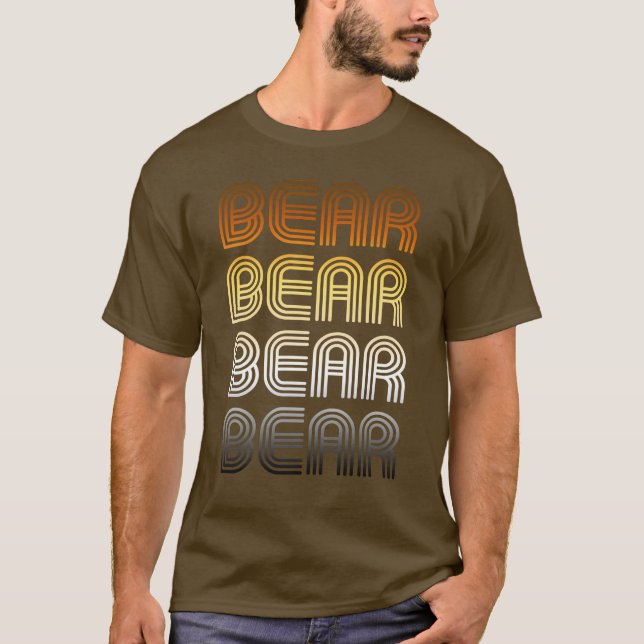 Retro Bear Pride T-Shirt (Front)